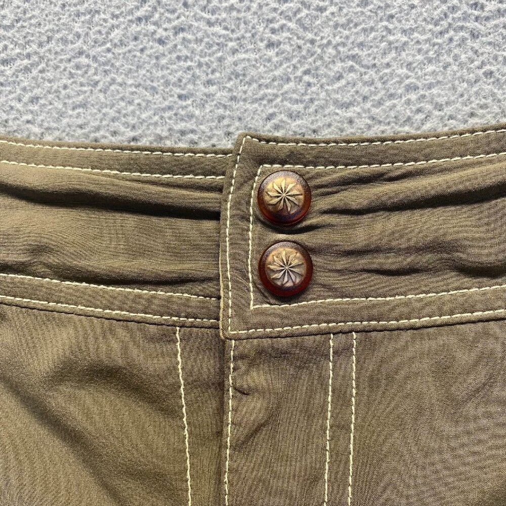 Athleta Whatever Tennis Mini Skort‎ Womens  Green Pleated Front Zip Fly Button - Picture 3 of 9
